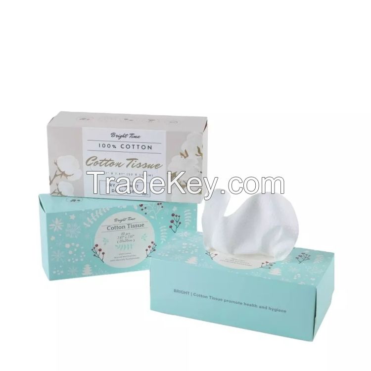 eco friendly kraft box facial tissue paper