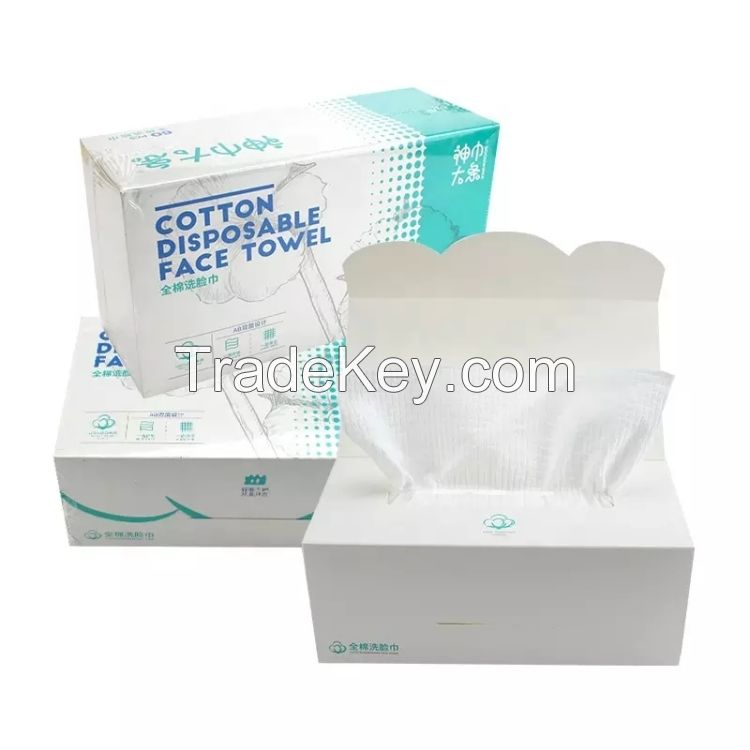 cotton face facial tissue with box packing