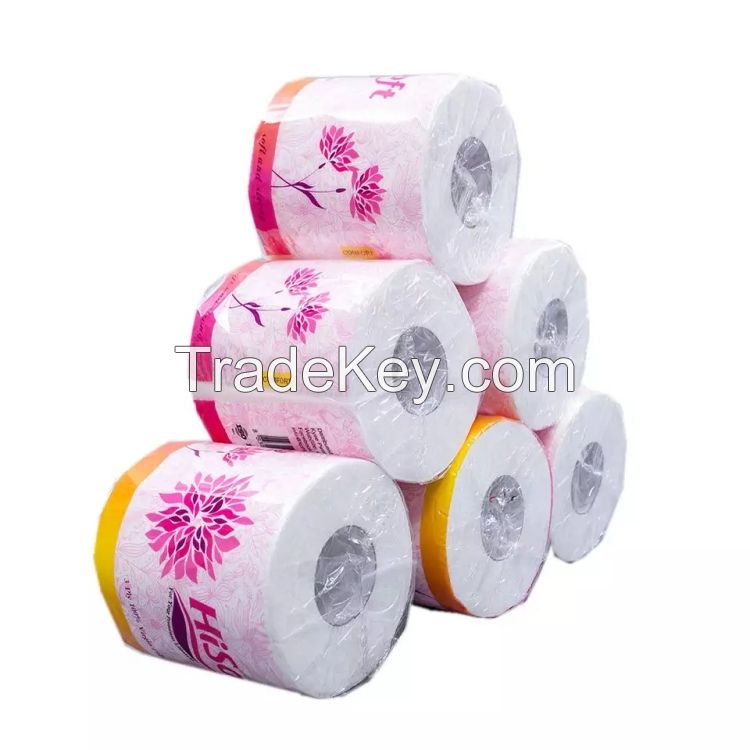 bamboo material Embossed Roll Toilet Paper tissue