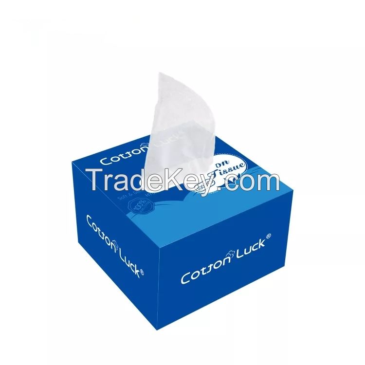 Eco Friendly Kraft Box Facial Tissue Paper