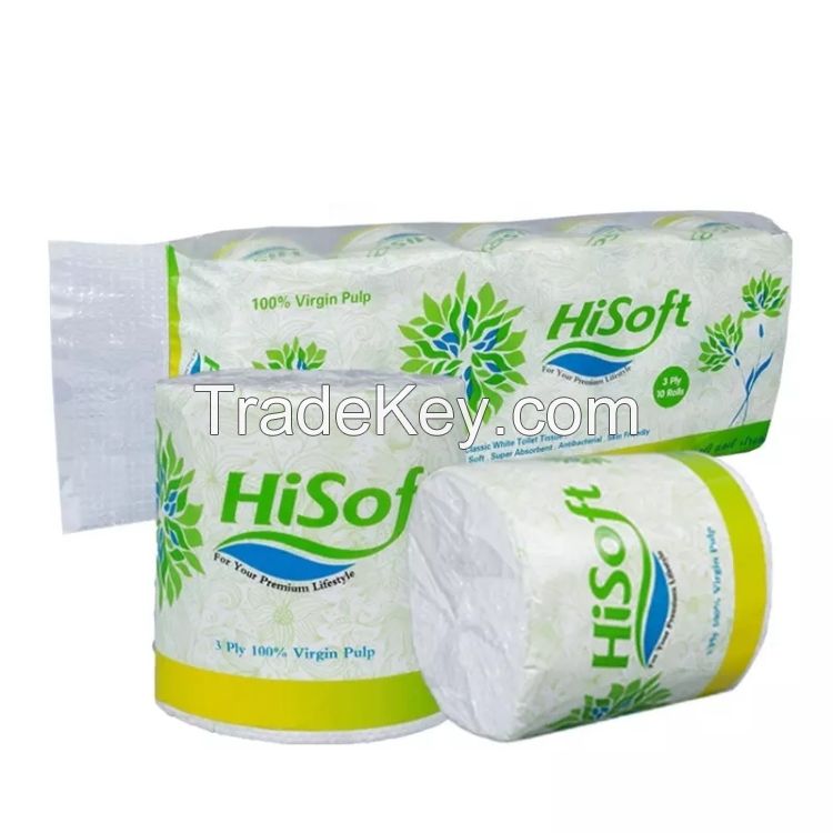 popular rolled toilet paper tissue with gifr box packing