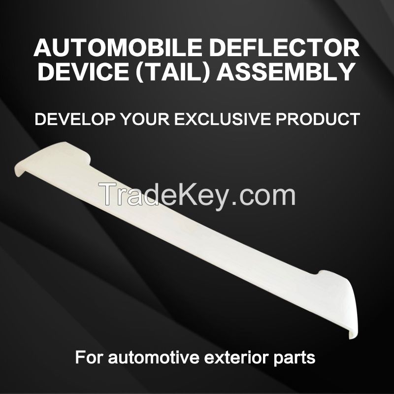 Automobile Deflector unit (tail wing) assembly