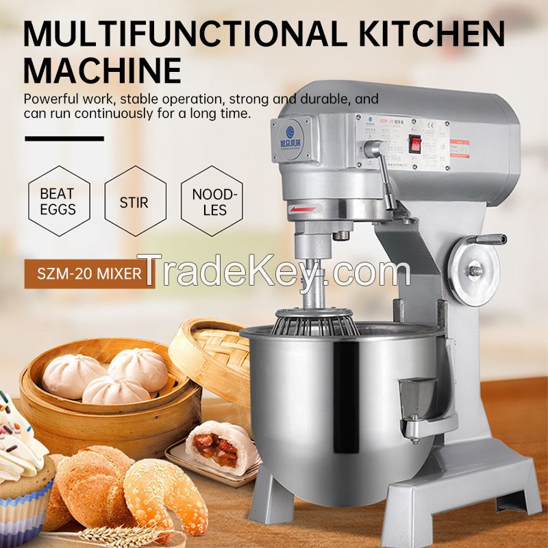 The mixer works powerfully, runs smoothly, is sturdy and durable, and can run continuously for a long time (please contact customer service before placing an order)