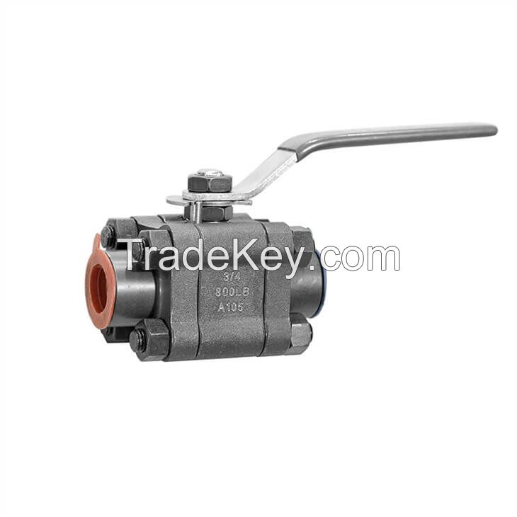 Stainless steel flanged end Ball Valve