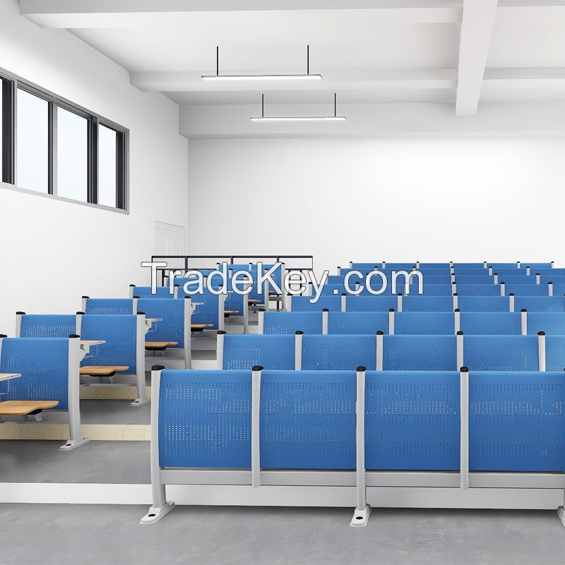 Contact customer service for customization in front, middle and back rows of ladder desks