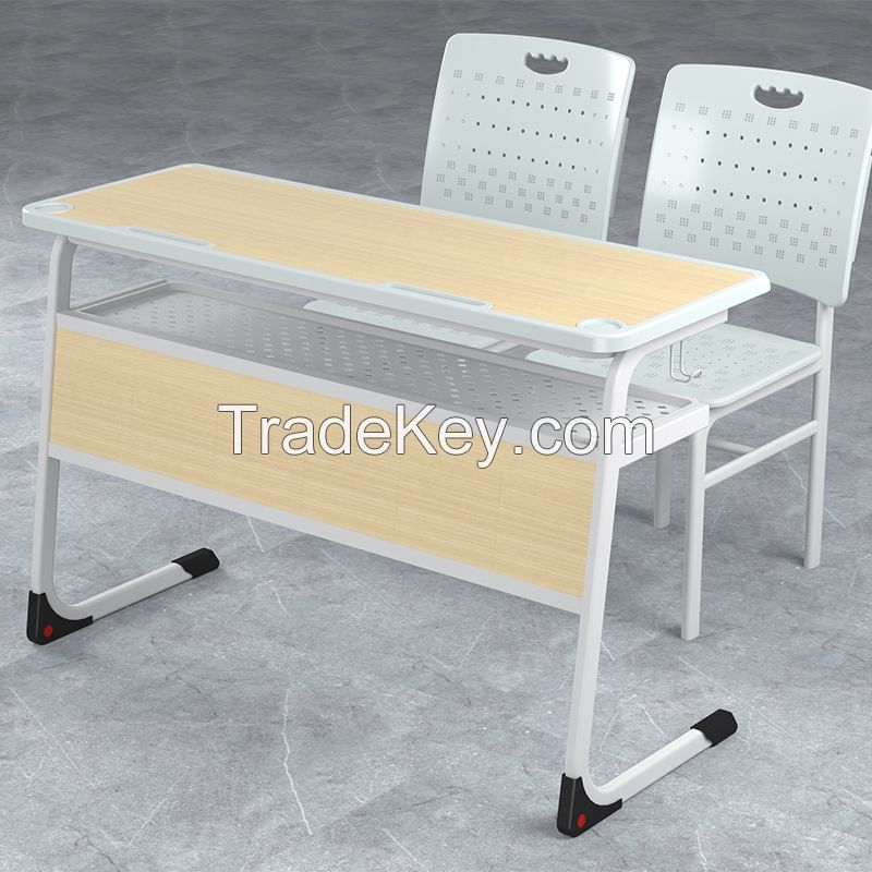   Two person desks and chairs, waterproof, heat proof, explosion proof, scratch proof, contact customer service for customization