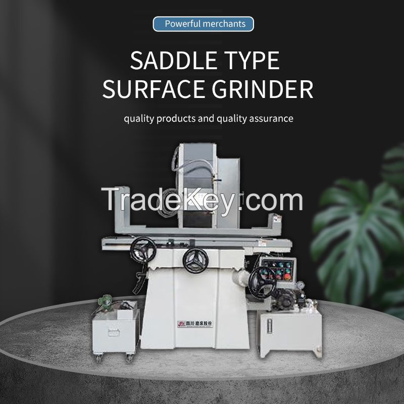 Saddle-type surface grinder
