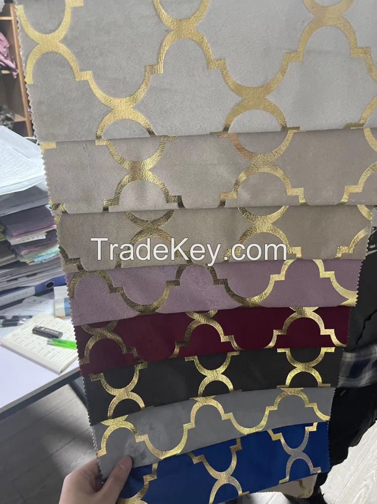 gold stamping curtain       net      drapes