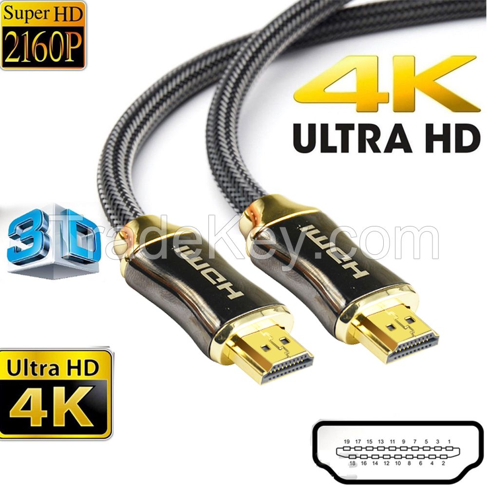 High Speed 1.5m 2.0 Hdmi To Hdmi Cable Support Ethernet 3D 4K HDTV