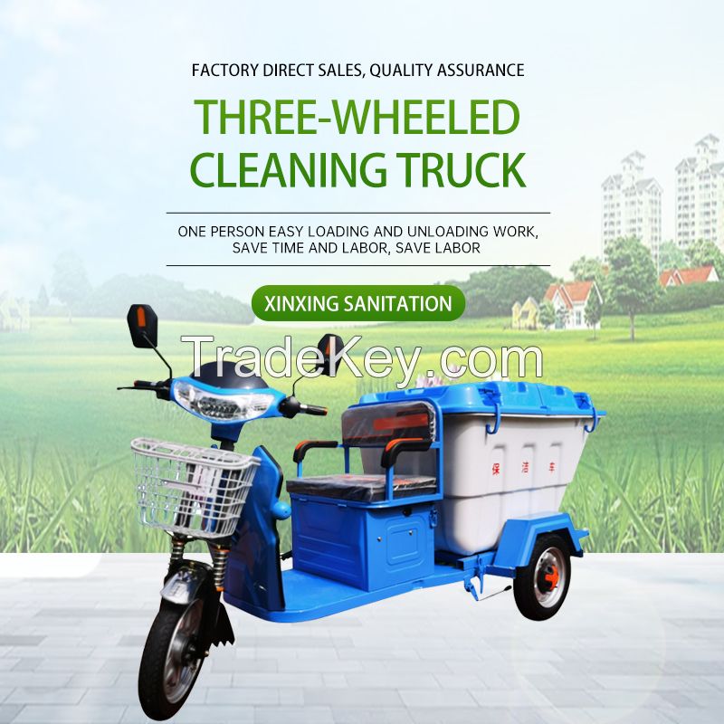The price of garbage collection, shipment and cleaning of three wheel cleaning truck is for reference only. Contact customer service