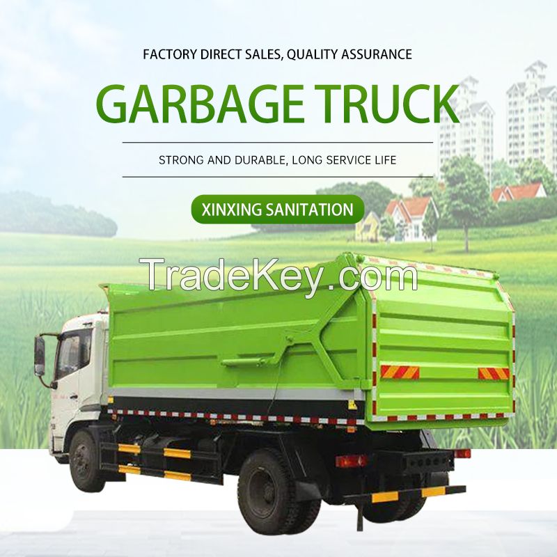 Garbage removal vehicle social green vehicle garbage transportation