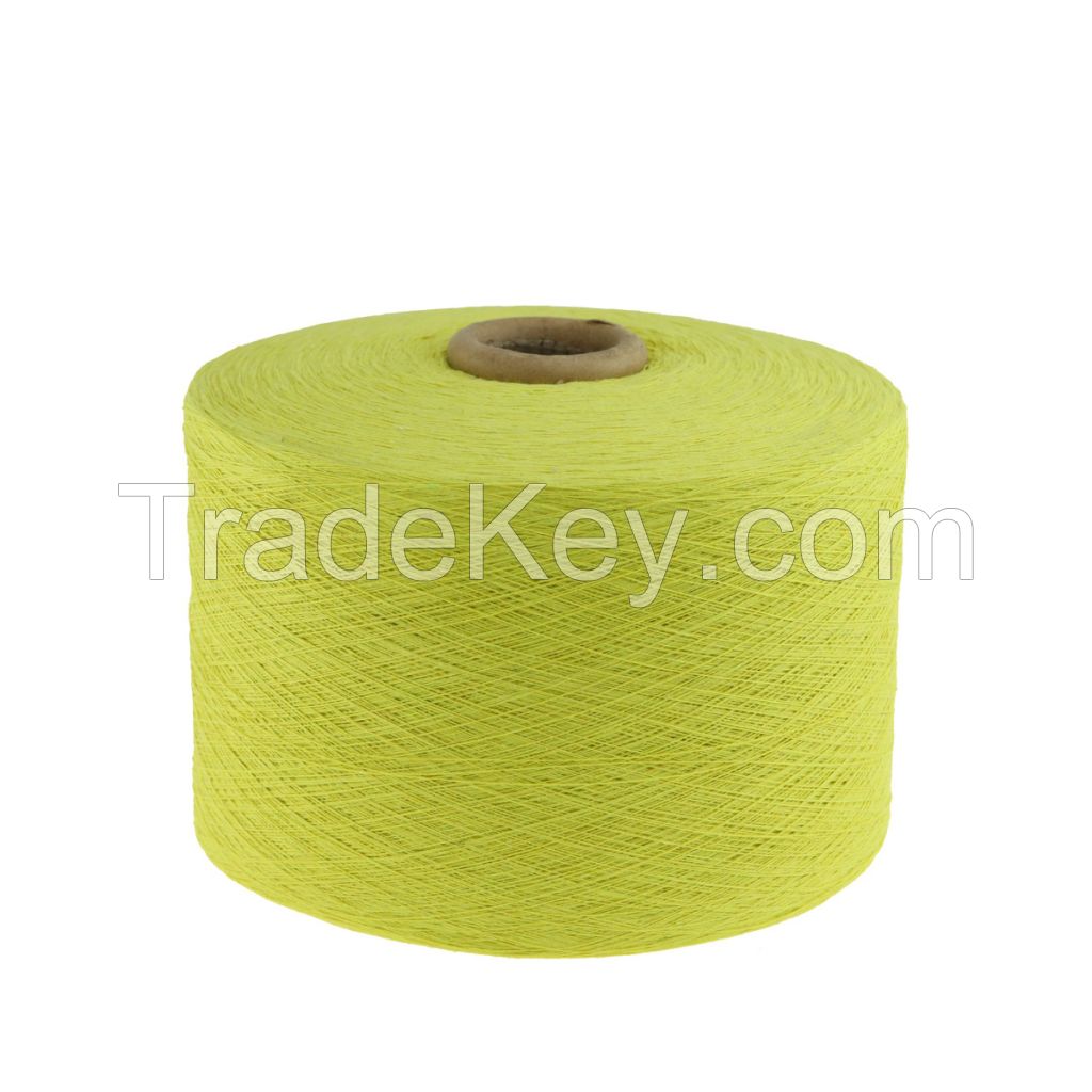  Wholesale Manufacturer NE20 30S 40S Open end carded regenerated cotton polyester Yarn for Knitting fabric or socks