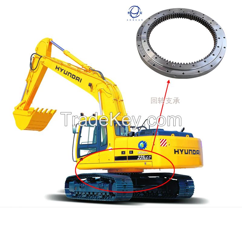 Construction Machinery Accessories Slewing Bearing Rings for HYUNDAI Excavator