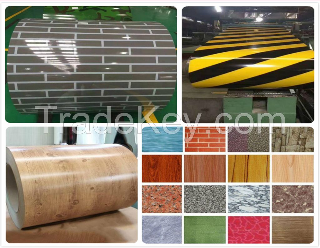 PPGI PPGL Wooden pattern color steel coil