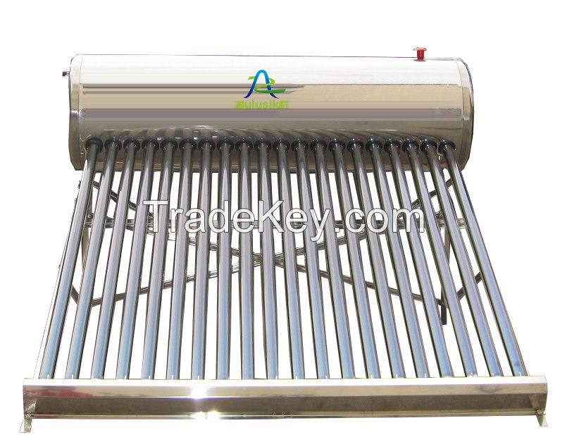 Low Pressure Vacuum tube solar water Heater