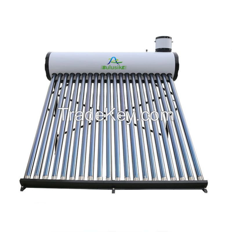 Non-pressure automatically loading water solar water heater with assistant tank