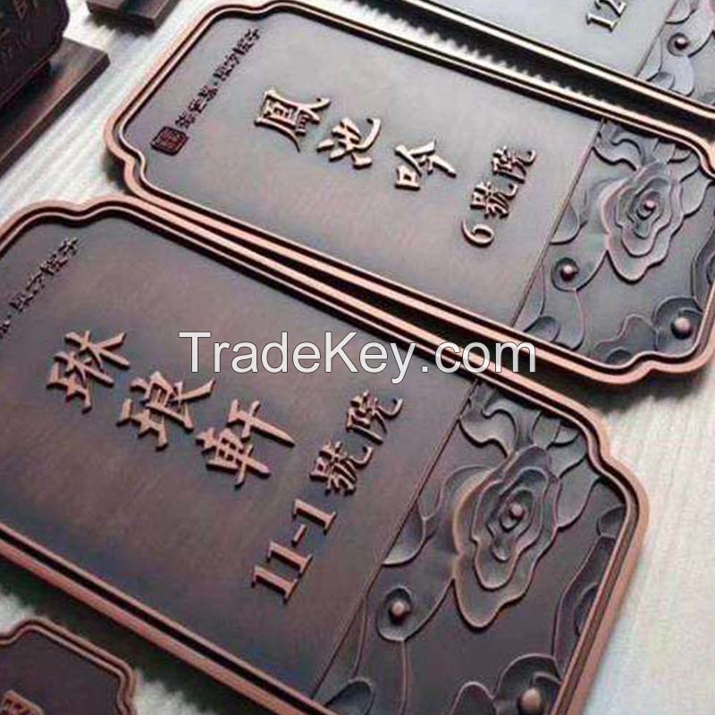 Signboard customized high-end hotel signboard signboard Hotel doorplate acrylic signboard