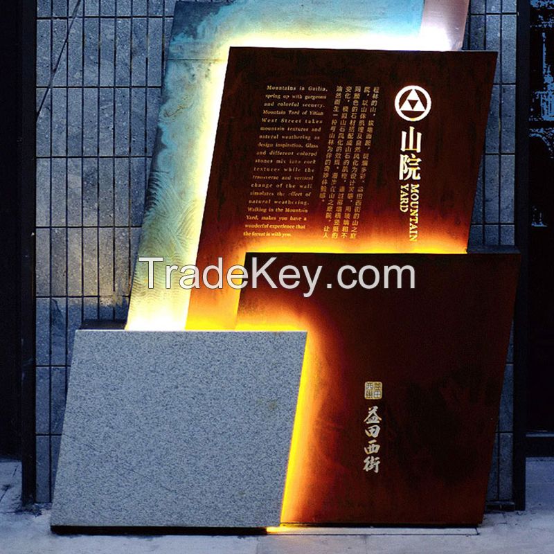 Signboard customized high-end hotel signboard signboard Hotel doorplate acrylic signboard 