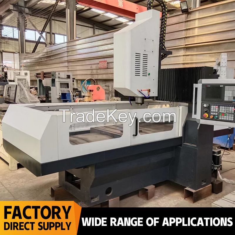 Large CNC drilling and milling machine cast iron mold profile precision processing equipment 4m gantry fixed beam milling machine
