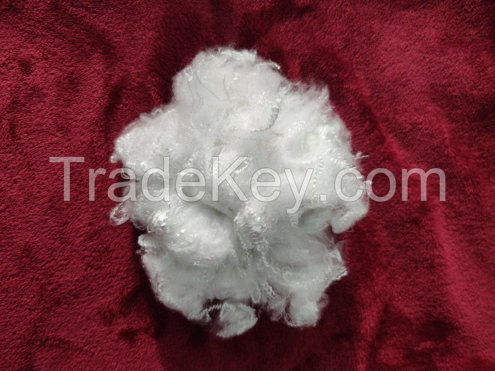 high quality soft 1.5D*32mm Micro fiber Denier Virgin Polyester Staple Fiber Raw White for Filling