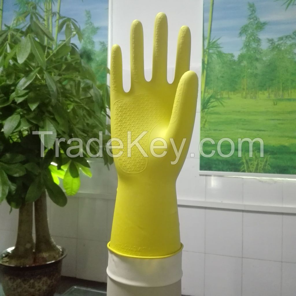 rubber household gloves
