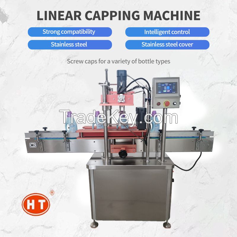 Linear capping machine - can be used online or stand-alone