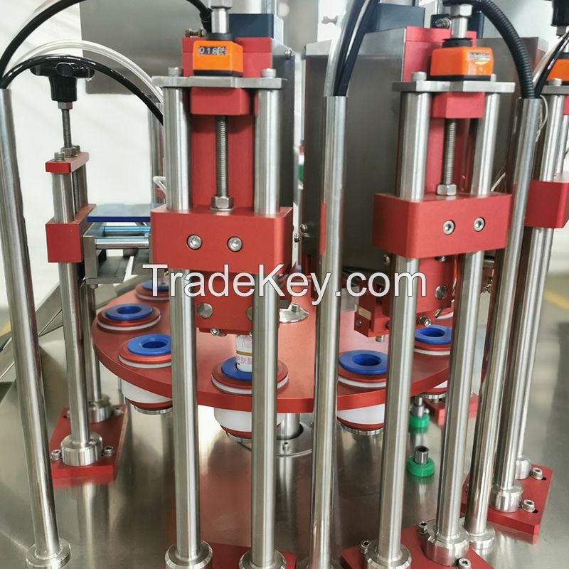 Ointment filling and sealing machine Production capacity: 20-30 pieces/min; Applicable specifications: 19mm aluminum-plastic tube (can be customized according to customer needs)