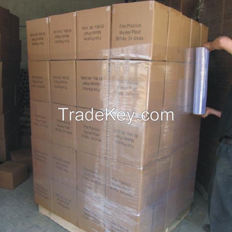 Hand PE wrapping film packaging film packaging stretch film can be customized Width 50cm, weight 2.5kg, thickness 2S