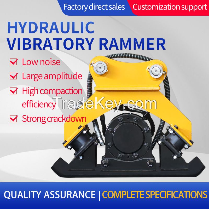 Excavator hydraulic vibration tamper excavator auxiliary equipment tamper