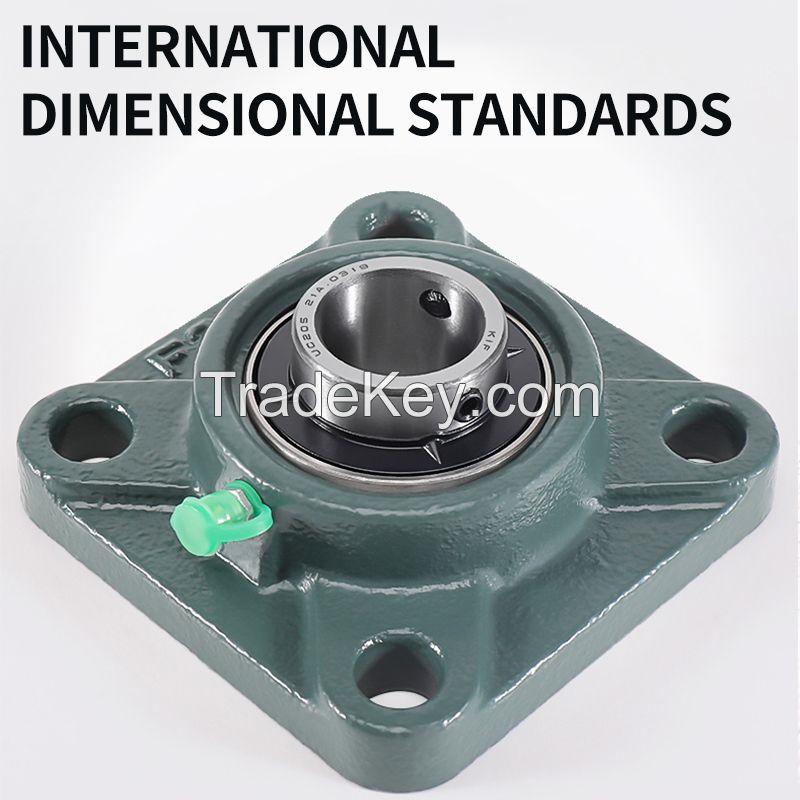 Factory direct sales, Outer spherical belt seat bearing UCF201 (square seat) support customization