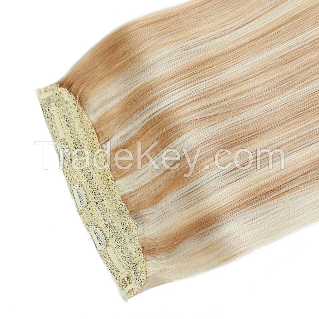 High Quality Halo Hair Extensions Wholesale Remy Human Hair