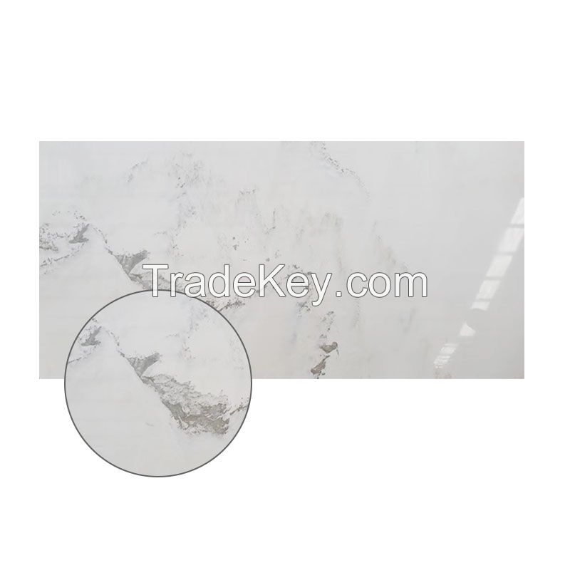 House building materials-natural landscape painting marble (pure white)