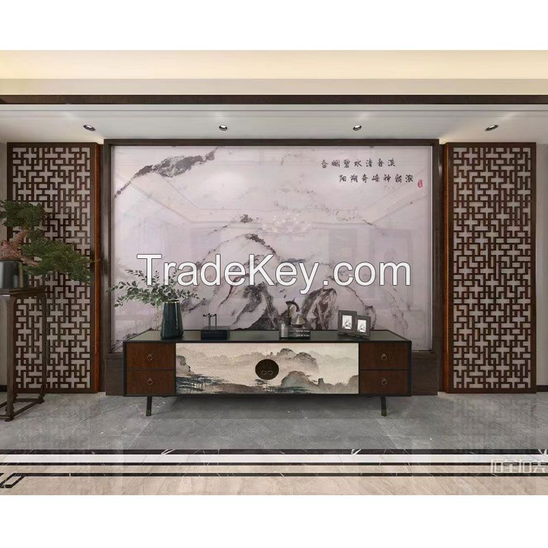 House building materials-Natural landscape painting marble (stone painting)