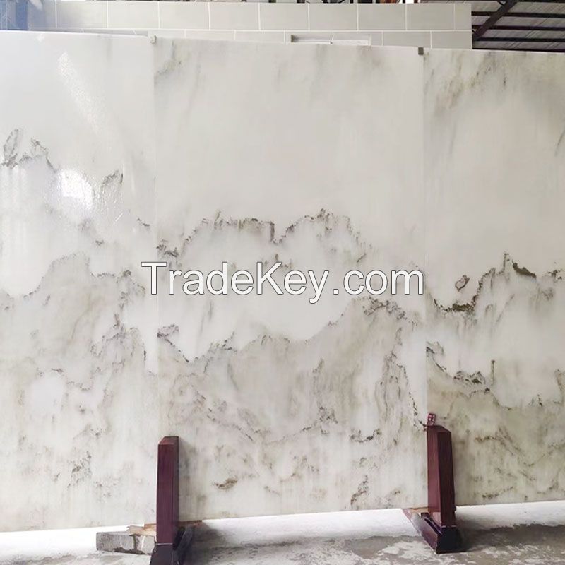 Building materialsâ€”natural landscape painting marble (fine grain)