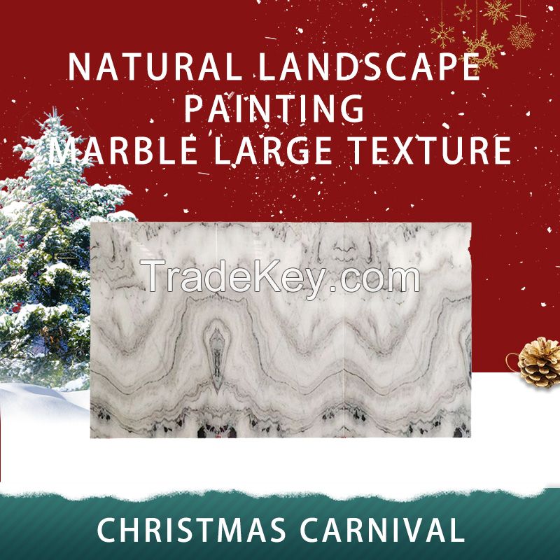 House building materials-Natural landscape painting marble (large texture)