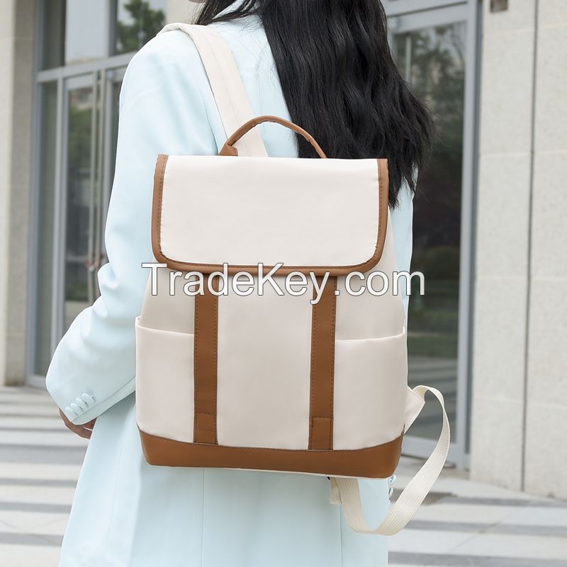 Oxford Cloth Backpack for Women Fashion Casual Travel Large Shoulder Bags