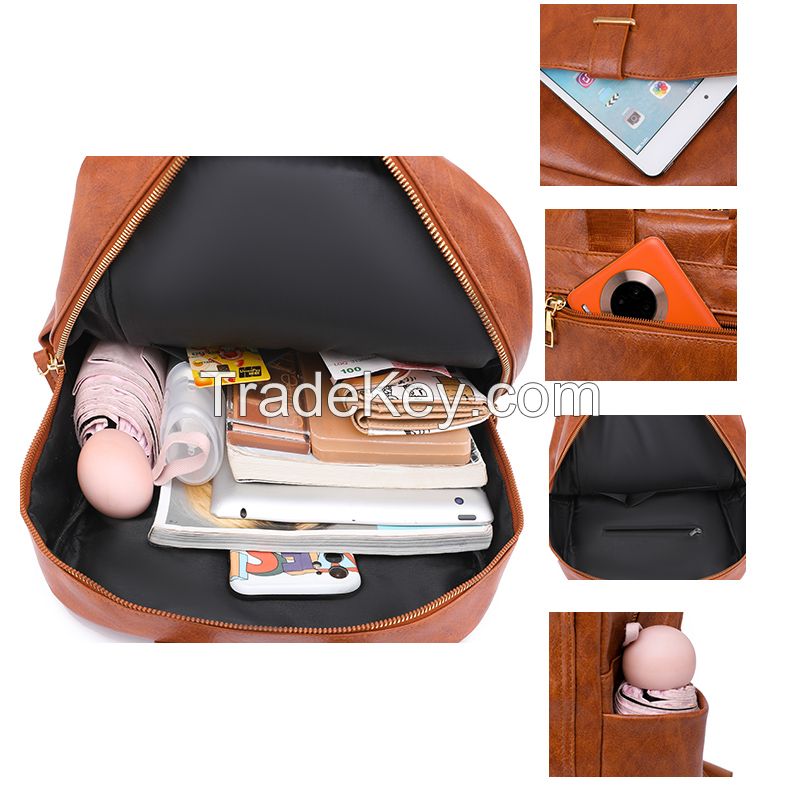 Backpack Purse for Women Leather Anti-theft Travel Backpack Fashion