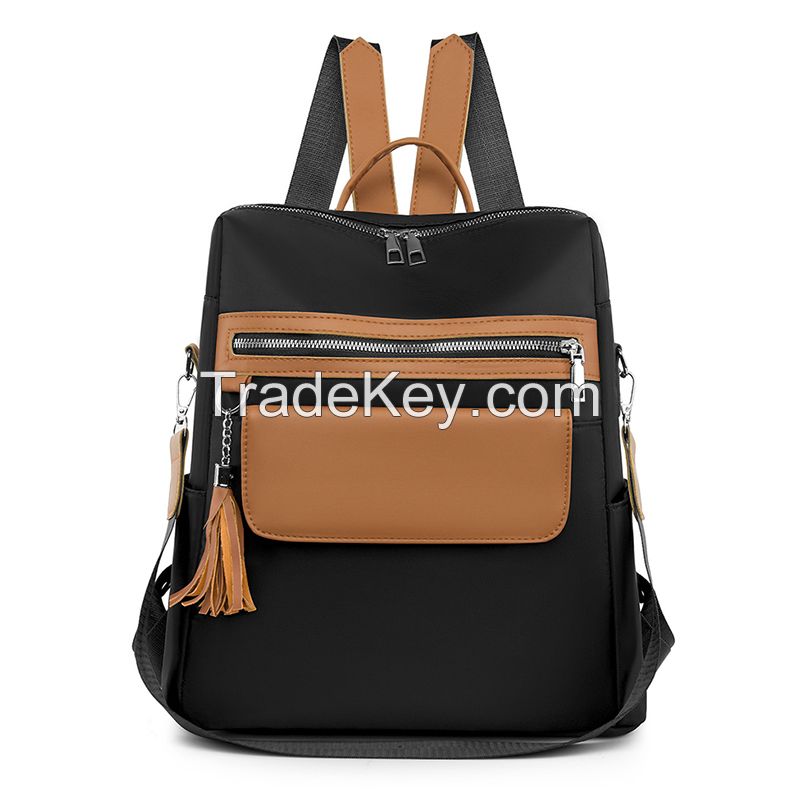 Oxford Cloth Backpack for Women Fashion Casual Travel Large Shoulder Bags