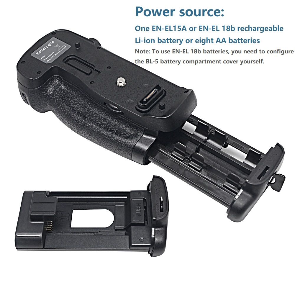 MB-D18 Vertical Battery Grip Multi-Power Battery Pack for Nikon D850 Camera Replace MB-D18