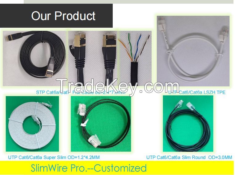 Stp Cat6/cat6a Flat Cable