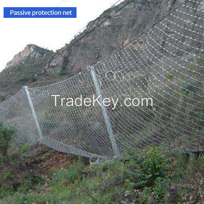  The passive protective net is applicable to the buffer zone beside the construction facilities. Contact the customer service before ordering the customized model