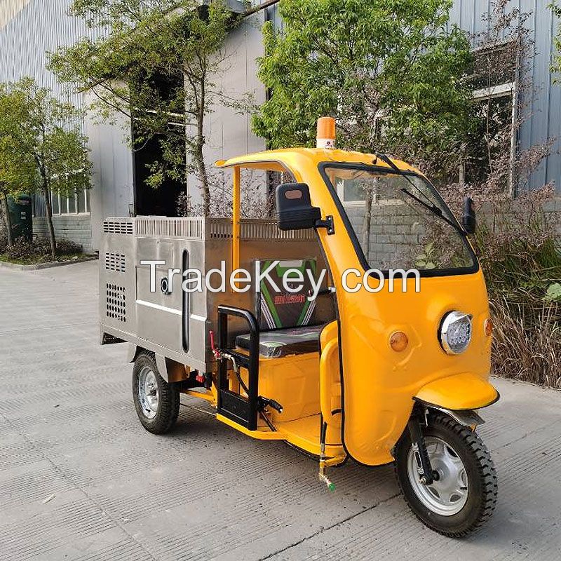 Electric high-pressure cleaning vehicle
