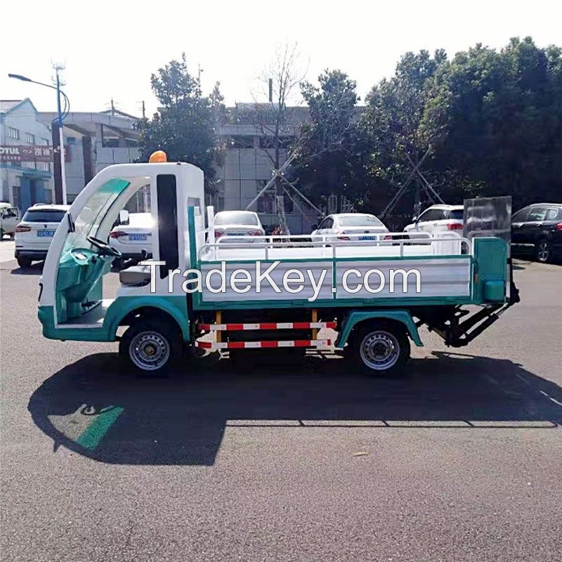 Small Electric Trash Truck for Garbage Barrel Collection