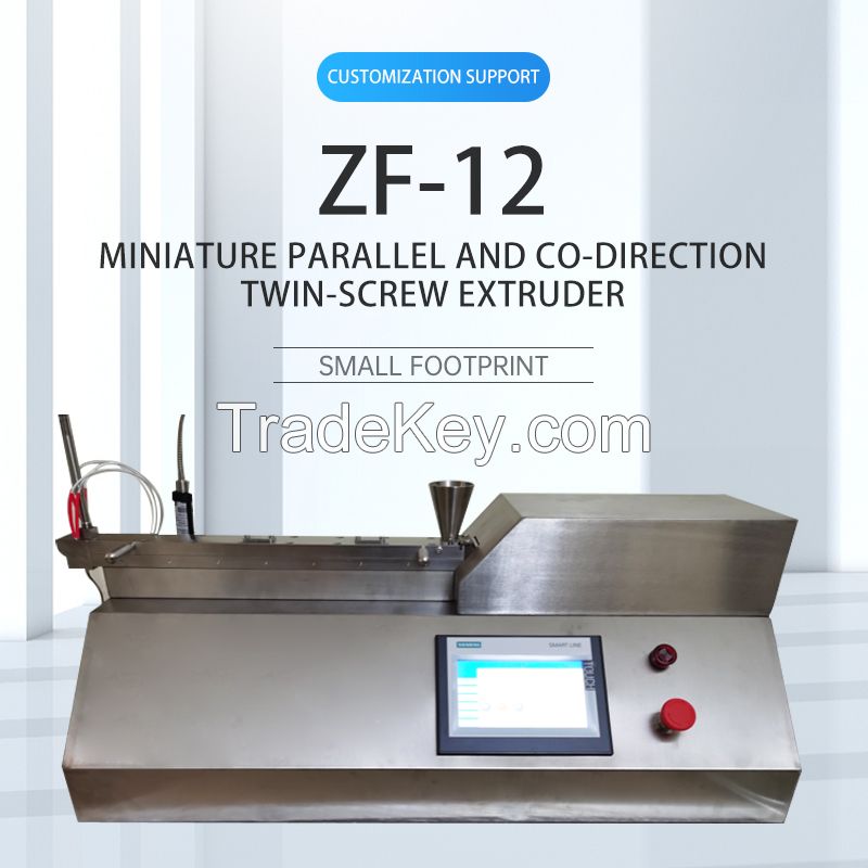 Zhufenglishi Miniature Parallel Codirectional, Twin Screw Extruder ZF-12, Support Customization