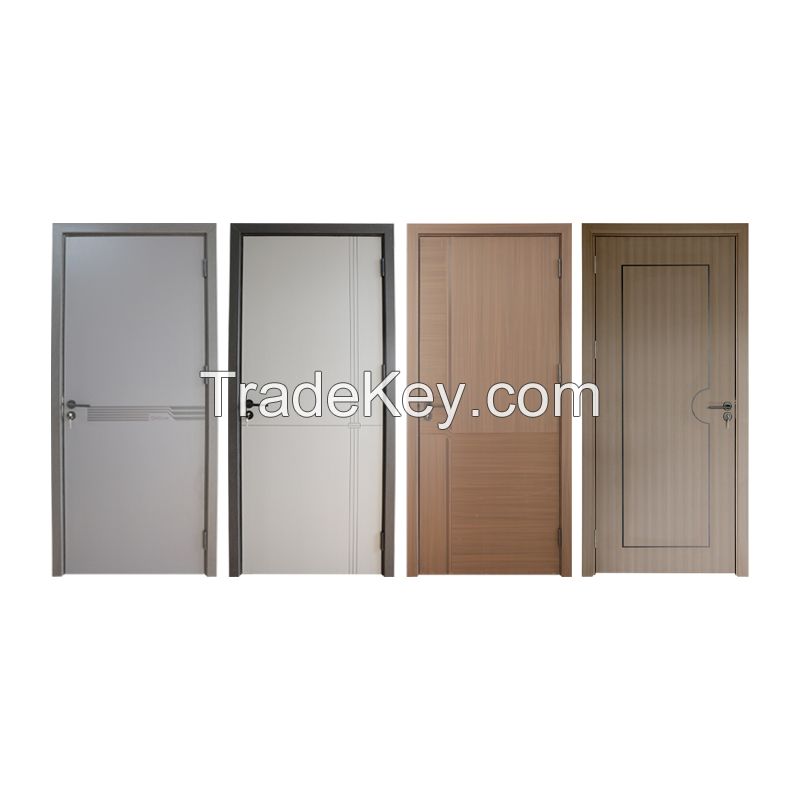 Zero lacquer series bedroom door indoor kitchen door living room home wooden door m0921 spot color solid wood composite can be customized