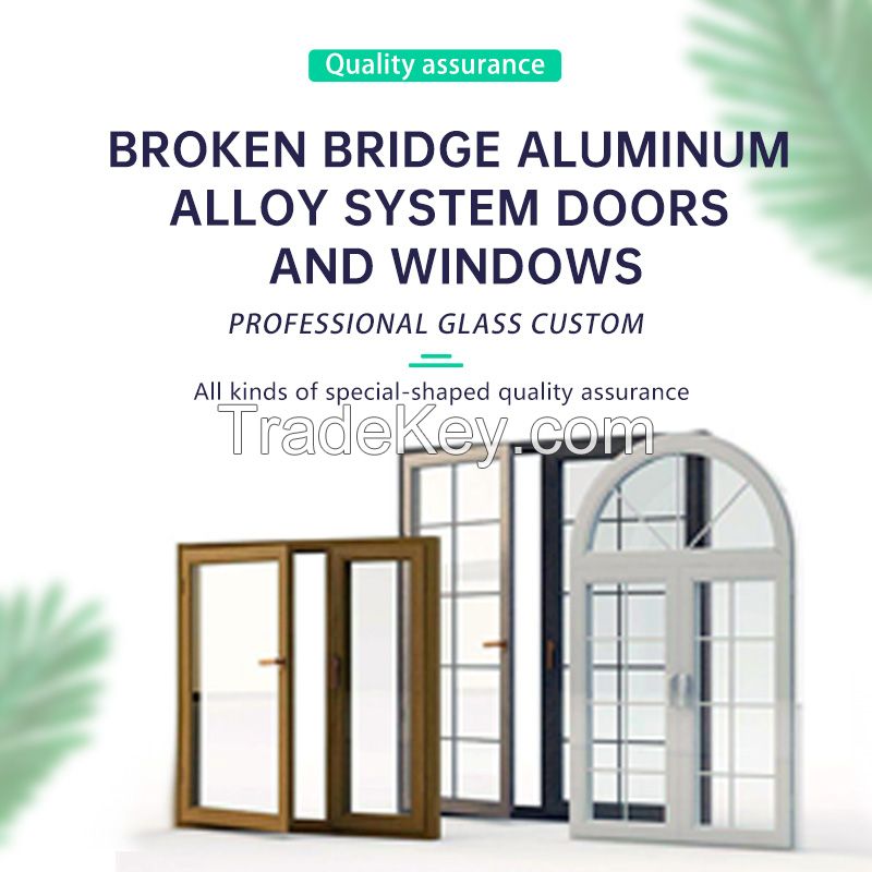 Broken bridge aluminum alloy system doors and Windows, contact customer service customization