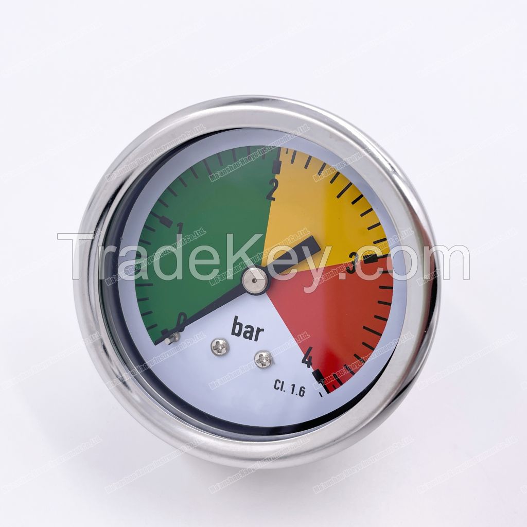 2.5 '' shockproof stainless steel pressure gauge