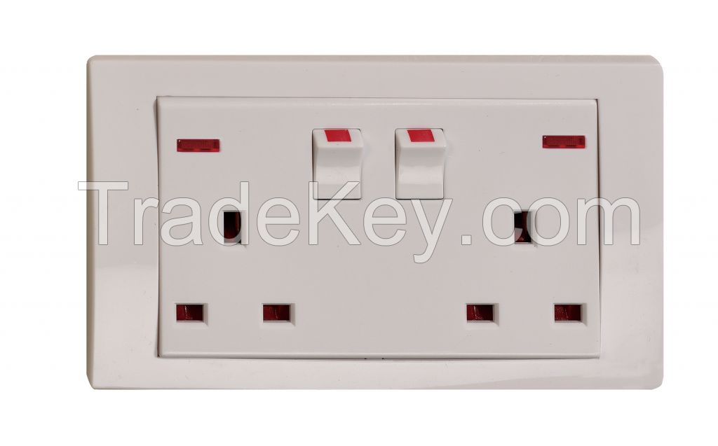 Wall swith socket with IEC cert