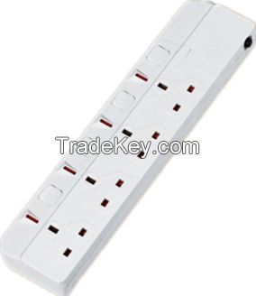 13A UK extension cord with DP switch and overload protector meet SQM