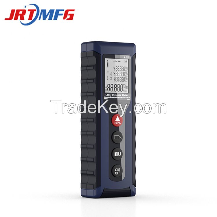  Portable OEM laser rangefinder handheld electronic ruler high-precision laser ruler high-grade blue black multi-color customizable dry battery (not included)